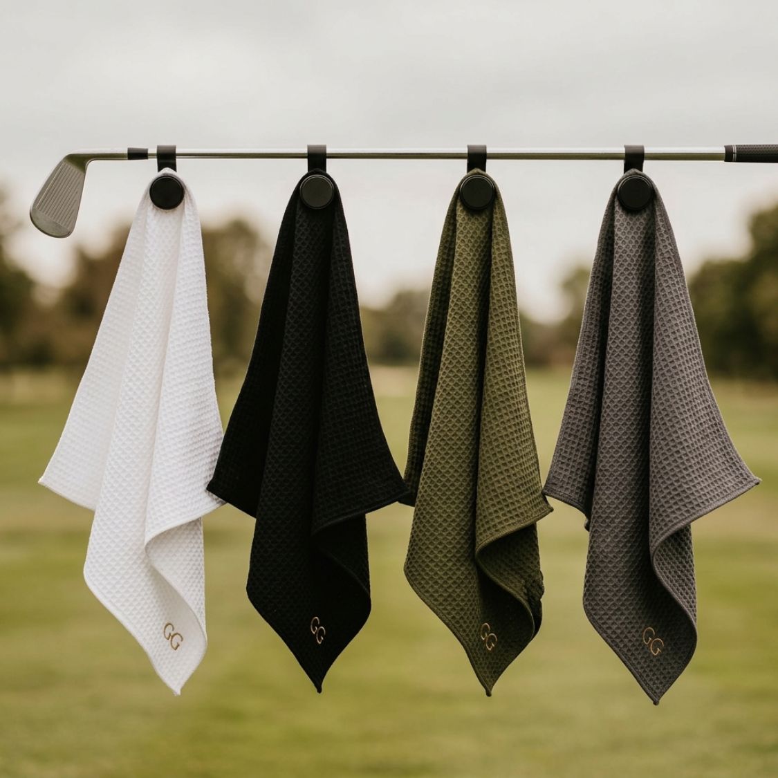Golf Towel with Magnetic Hanger