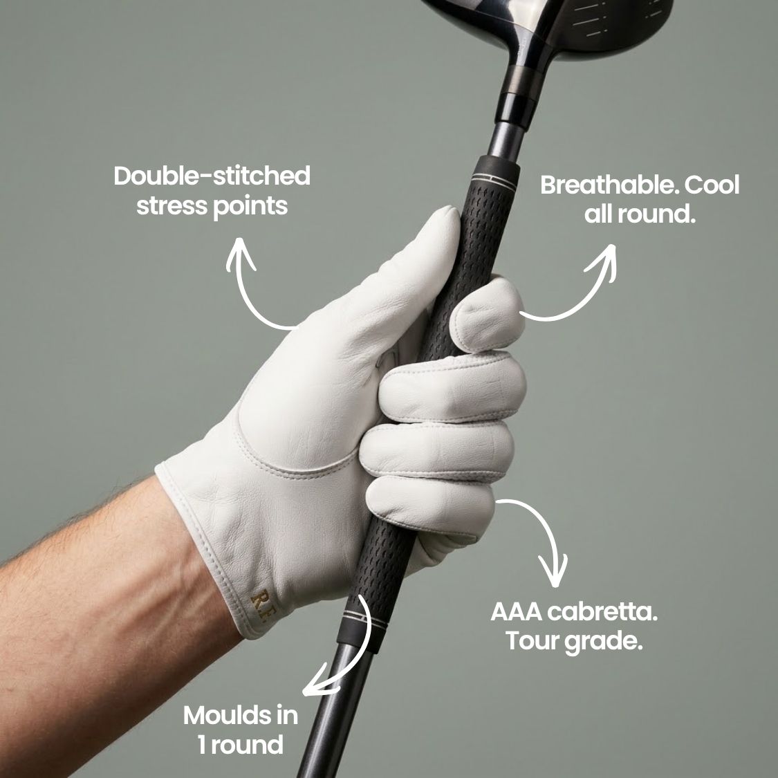 GoldGolfers™ Personalized Golf Glove